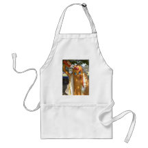 Retro Kitsch Hot Dog Statue Apron
