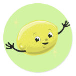 Retro Lemon Guy stickers