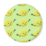 Retro Lemon People magnets