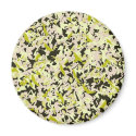 Retro Lime Cream Pink & Black Confetti Speckled magnets