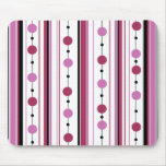 Retro Lines and Circles Mouse Pads
