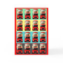 Retro London Bus 4 Rows cards