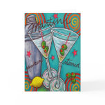 Retro Martini Greeting/Note Card