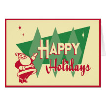 Retro MCM Christmas Card