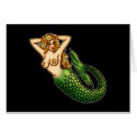 Retro Mermaid cards
