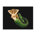 Retro Mermaid postcards