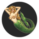 Retro Mermaid stickers