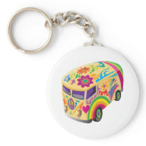 Retro Minvan Keychain