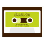 Retro Mixtape Wedding Save the Date Post Cards