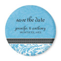 Retro Modern Thistle-Save The Date Magnet
