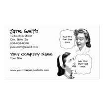 Retro Mother & Daughter business cards