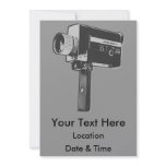 Retro Movie Camera invitations