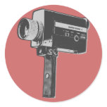 Retro Movie Camera stickers