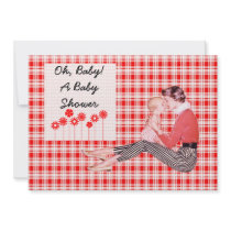 Retro Mum and Baby Shower