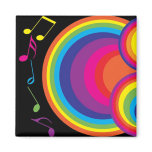 Retro Music Refrigerator Magnets