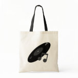 Retro Music Record & Note Black bags