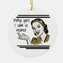 Retro Nana T-shirts and Gifts Christmas Ornament