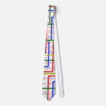 Retro Neon Light 80's Tie