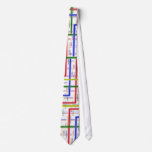 Retro Neon Light 80's Tie