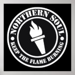 Retro Northern Soul style design posters