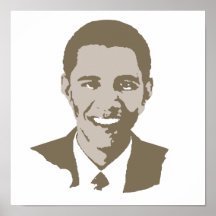 RETRO OBAMA -.png Print