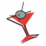 retro olive martini photo sculptures