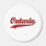 Retro Ontario Fridge Magnet