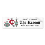 Retro Ornaments bumper stickers
