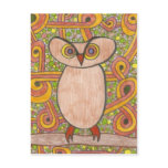 Retro Owl postcards
