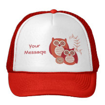 Retro Owls Trucker Hat