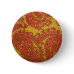 Retro Paisley Button
