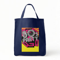 Retro Party Background Tote Bag
