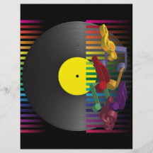 Retro Party Background Flyer