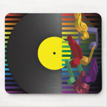 Retro Party Background Mousepad
