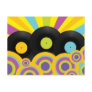 Retro Party Background Post Card