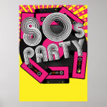 Retro Party Background Posters