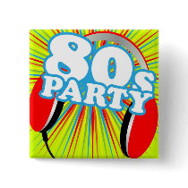 Retro Party Buttons