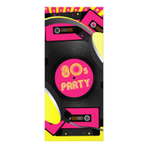 Retro Party Custom Announcements
