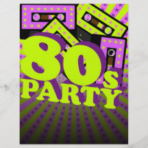 Retro Party Custom Flyer