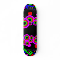 Retro Party Design Skateboard Deck