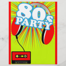 Retro Party Flyer Design