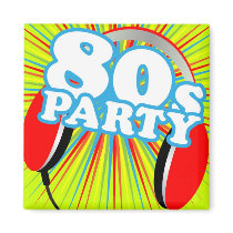 Retro Party Fridge Magnets