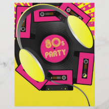 Retro Party Personalized Flyer