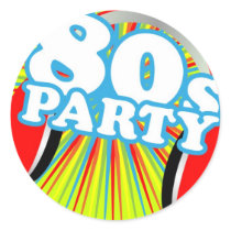 Retro Party Stickers