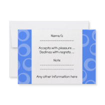 Retro pattern. Circle design in blue. Announcement