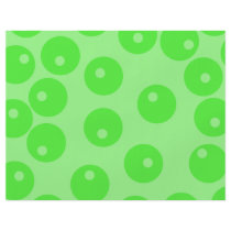 Retro pattern. Circle design in green. Flyer Design