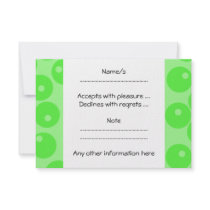 Retro pattern. Circle design in green. Invite