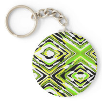 Retro Pattern Key Chains