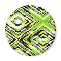 Retro Pattern Magnets