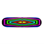 RETRO PATTERN SKATE BOARD DECK